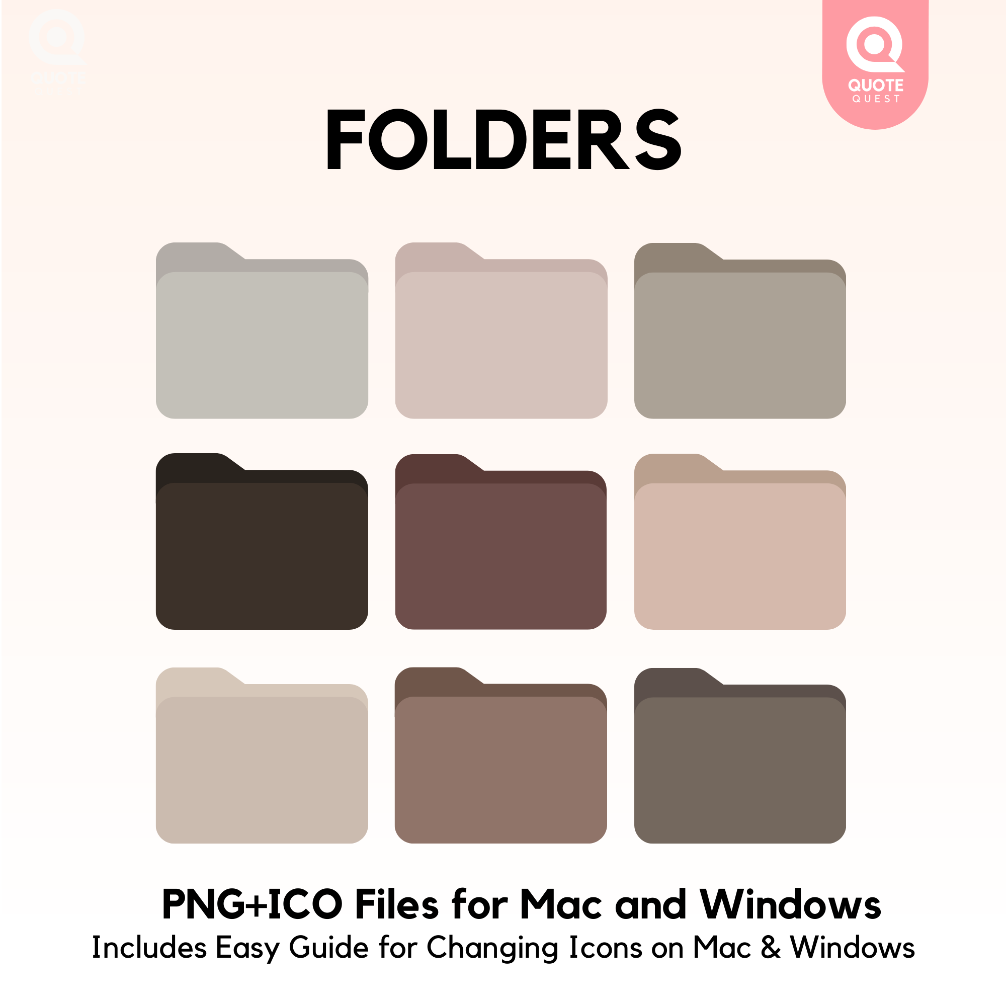 3 Desktop Organizer Wallpaper – Minimalist Neutral Aesthetic Digital Bundle for Calm & Productive Workspaces - Image 5