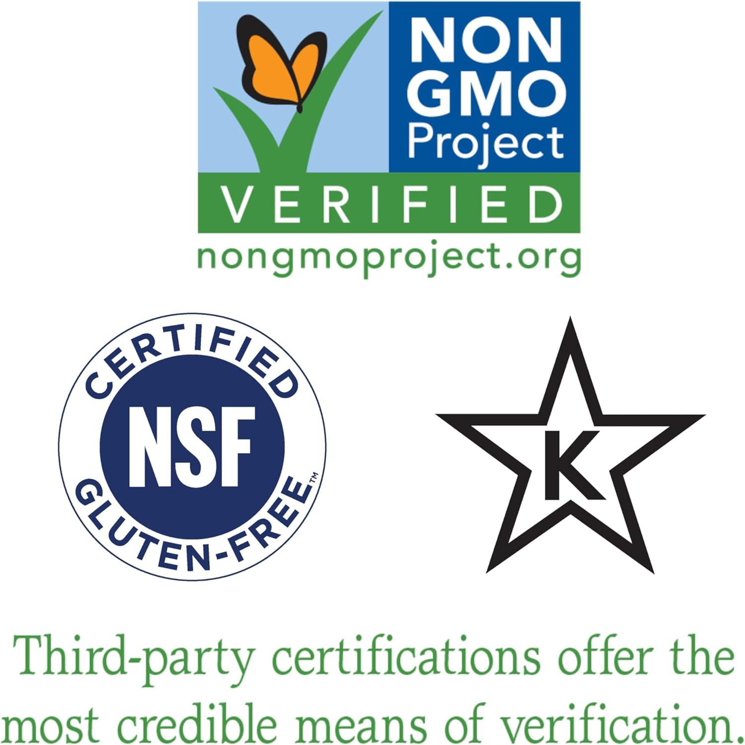 Trusted Certifications for Whole Food Zinc – Non-GMO, Gluten-Free, Kosher Whole food zinc supplement certified non-GMO, gluten-free, and kosher