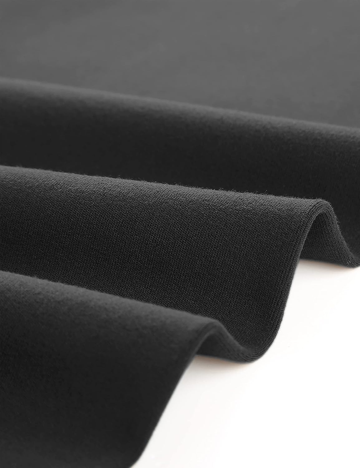 Butterluxe High-Waisted Leggings – Ultra-Soft Fabric Detail Close-up of Butterluxe High-Waisted Leggings fabric in black, showing smooth texture and soft wave-like folds