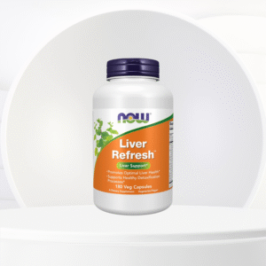 NOW Liver Refresh bottle promoting liver support and detoxification